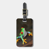 Groene kikker bagagelabel (Voorkant verticaal)