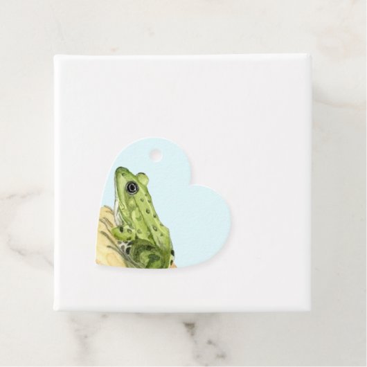 Groene Kikker Bedankjes Labels (In situ)