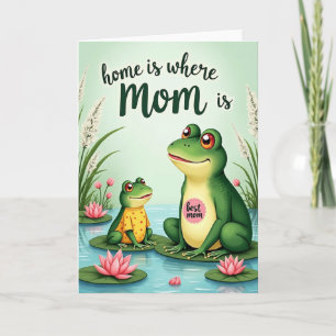 Groene Kikker Beste Moeder Kaart