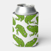 Groene kikker blikjeskoeler (Blikje Voorkant)