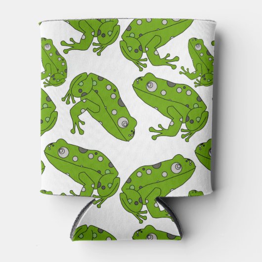 Groene kikker blikjeskoeler (Voorkant)