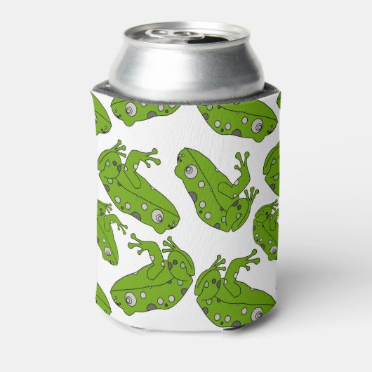 Groene kikker blikjeskoeler (Blikje Achterkant)