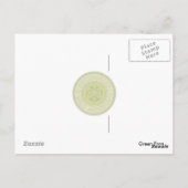 Groene Kikker Briefkaart (Achterkant)