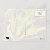 Groene kikker briefkaart (Achterkant)