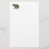 Groene kikker briefpapier (Voorkant)