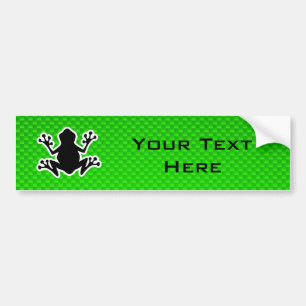 Groene kikker bumpersticker