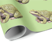 Groene kikker cadeaupapier (Rol Hoek)