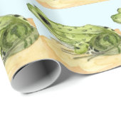 Groene kikker cadeaupapier (Rol Hoek)