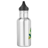 Groene kikker Cartoon-74742 Waterfles (Links)