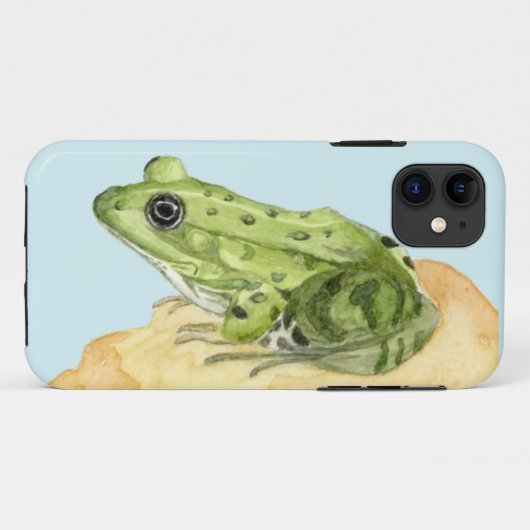 Groene Kikker Case-Mate iPhone Case (Achterkant (horizontaal))