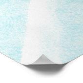 Groene kikker die zich in de vijver bevindt poster (Hoek)