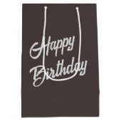 Groene kikker en Daisy Verjaardag Medium Cadeauzakje (Achterkant)