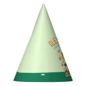 Groene kikker en Oranje Boba Bubble Tea Feesthoedjes (Links)