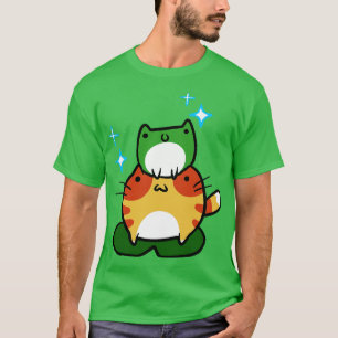 Groene Kikker en Oranje Tabby Kikker T-shirt