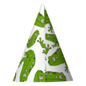 Groene kikker feesthoedjes (Achterkant)