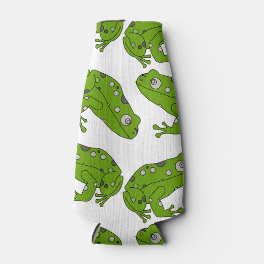 Groene kikker flesjeskoeler (Voorkant)