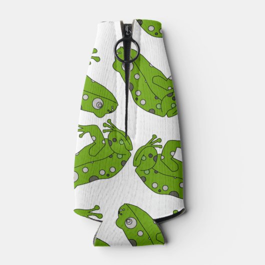 Groene kikker flesjeskoeler (Achterkant)