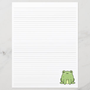 Groene kikker gelijnd