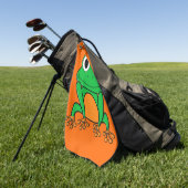 Groene kikker golfhanddoek (Groen)