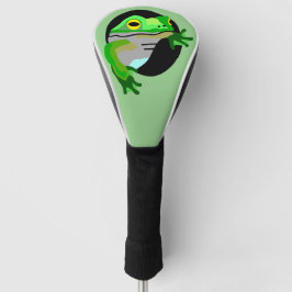 Groene kikker golfheadcover