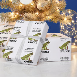 Groene Kikker Grappig Cadeaupapier
