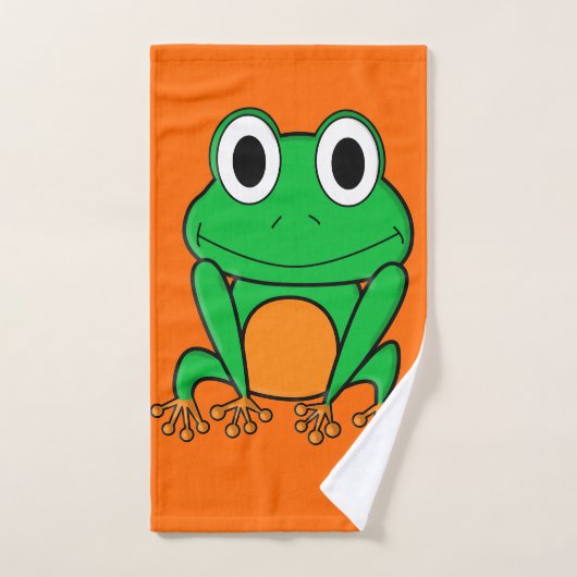 Groene kikker handdoek (Handdoek)
