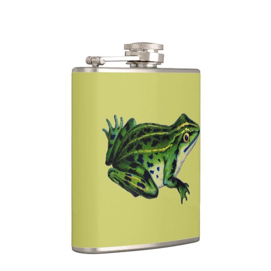 Groene kikker heupfles (Rechts)