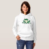 Groene kikker hoodie (Voorkant volledig)