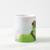 Groene kikker in de vijver koffiemok (Center)
