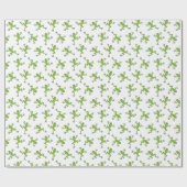 Groene kikker inpakpapier, vijverdier cadeauverpak cadeaupapier (Vlak)