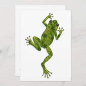 Groene kikker kaart (Voorkant / Achterkant)