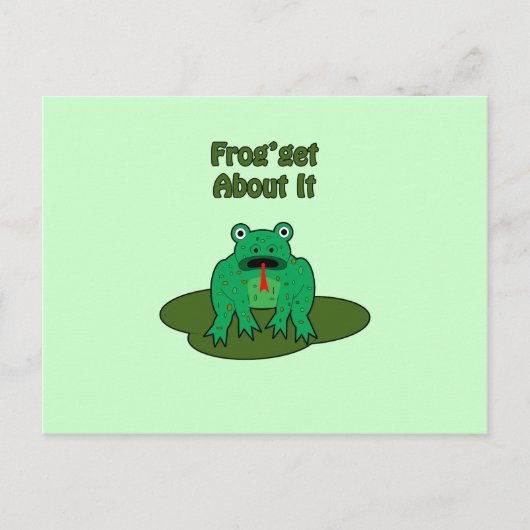 Groene kikker - Kikker Krijg Over It Briefkaart (Voorkant)