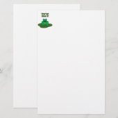 Groene kikker - Kikker Krijg Over It Briefpapier (Voorkant / Achterkant)