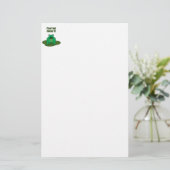 Groene kikker - Kikker Krijg Over It Briefpapier (Staand voorkant)