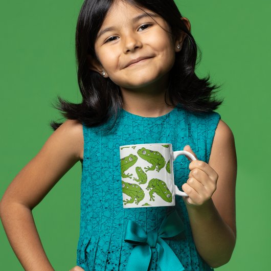 Groene kikker koffiemok