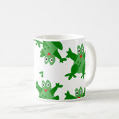 Groene Kikker Koffiemok (Voorkant rechts)