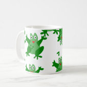 Groene Kikker Koffiemok (Voorkant links)