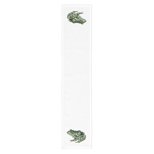 Groene kikker korte tafelloper (Voorkant)