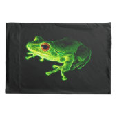 Groene kikker kussensloop (Achterkant)