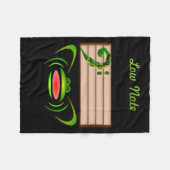 Groene kikker lage noot fleece deken (Voorkant (Horizontaal))