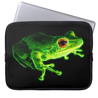 Groene kikker laptop sleeve