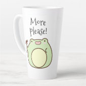 Groene kikker latte mok (Linkerhoek)