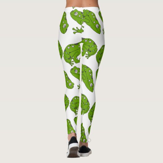 Groene kikker leggings (Achterkant)