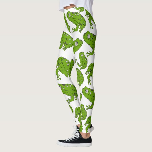 Groene kikker leggings (Links)
