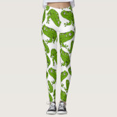 Groene kikker leggings (Voorkant)