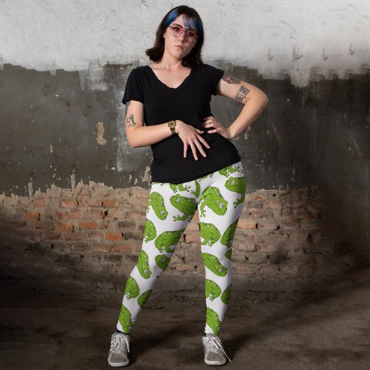 Groene kikker leggings