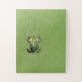 Groene kikker legpuzzel (Verticaal)