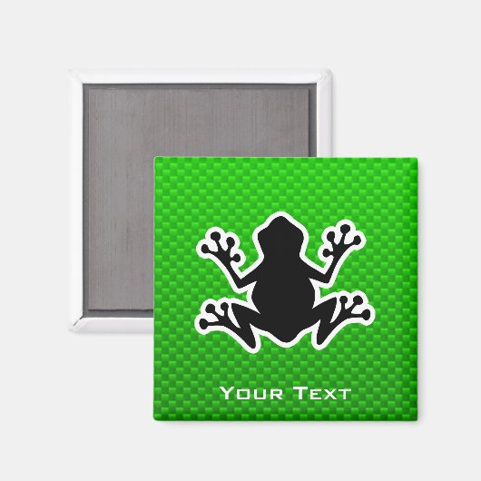 Groene kikker magneet (Voorkant / Achterkant)