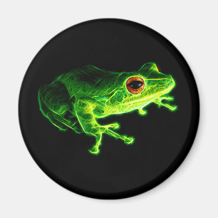 Groene kikker magneet