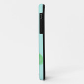 groene kikker met bloemen Case-Mate iPhone case (Achterkant/links)